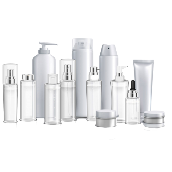 confezioni di prodotti cosmetici senza etichetta